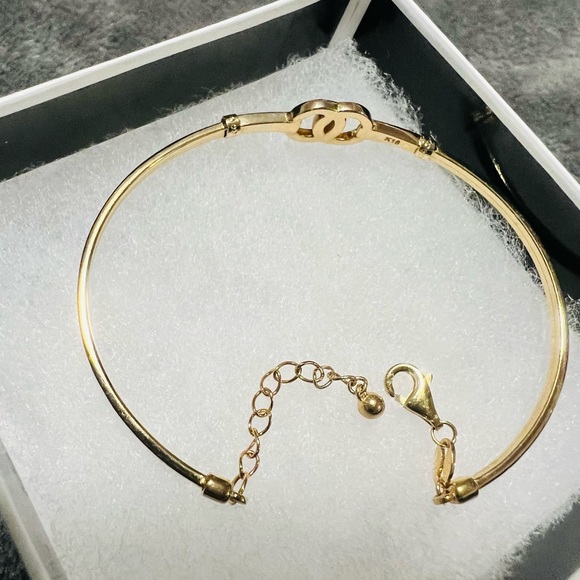 Japan Gold K18 Bangle 4.2 grams - Picture 3 of 15